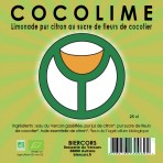 COCOLIME : Limonade bio pur citron au sucre de fleurs de cocotier