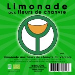 Limonade bio pur citron aux fleurs de chanvre du Vercors